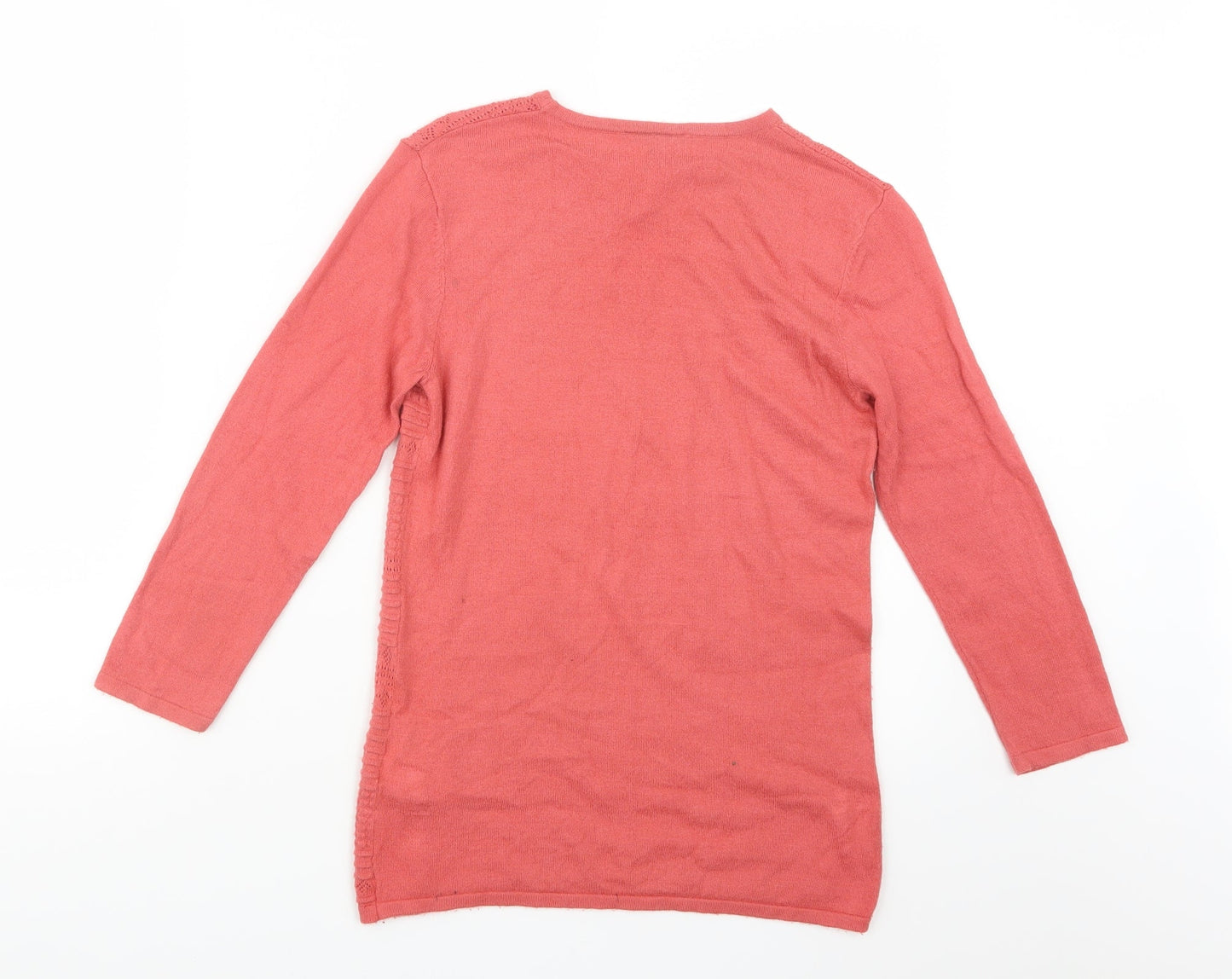 Warehouse Womens Pink  Knit Pullover Jumper Size 8