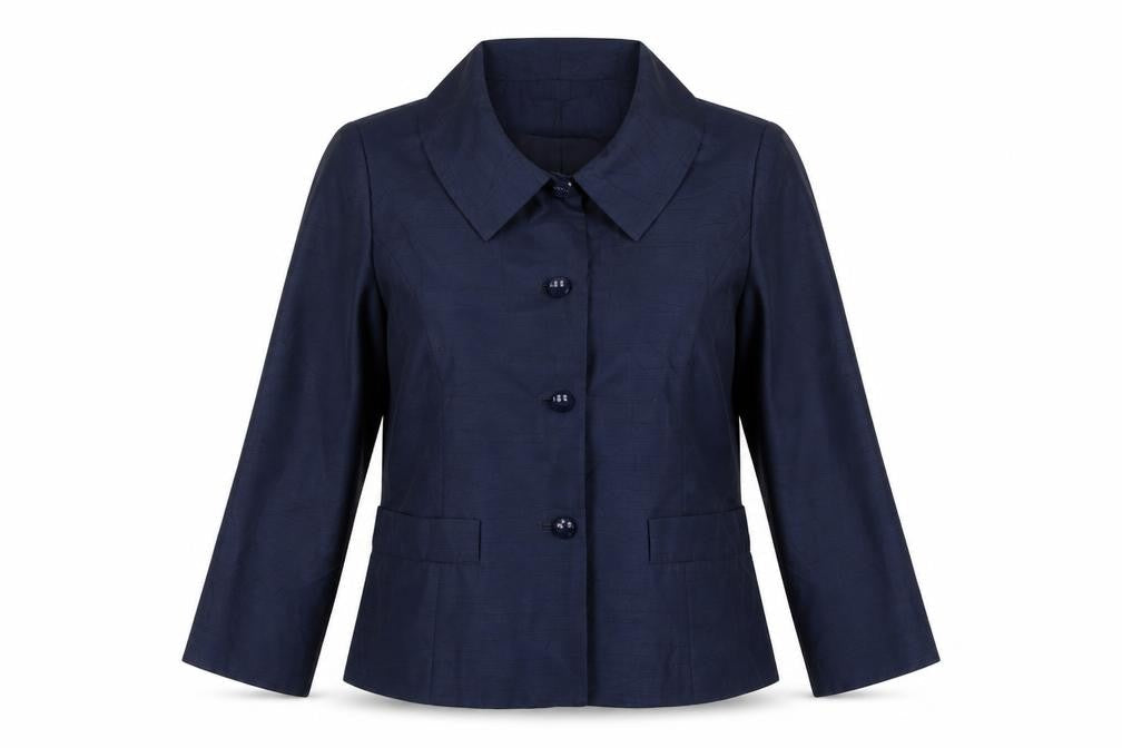 peter martin Womens Blue   Jacket Suit Jacket Size 12