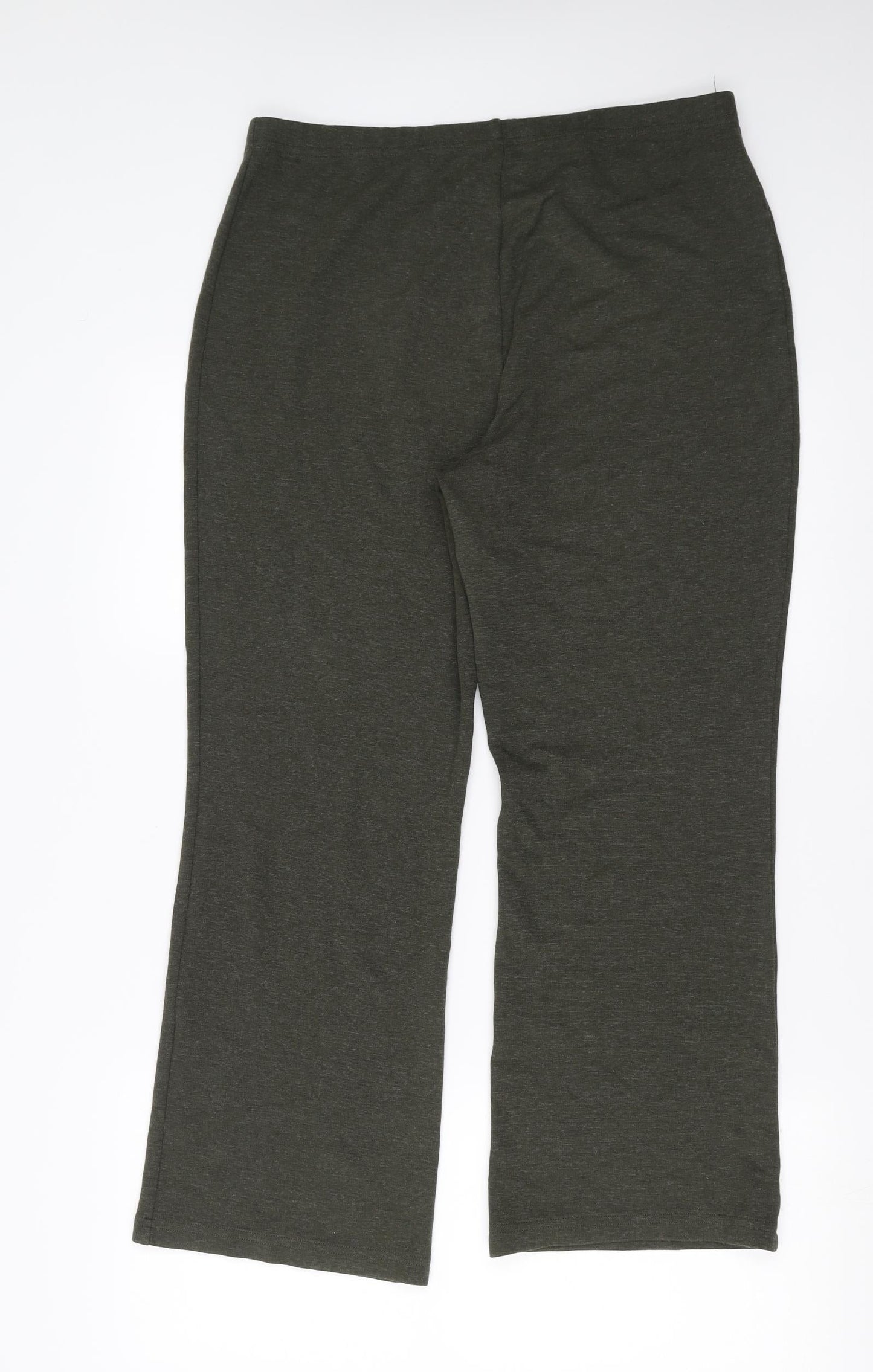 St michael Womens Green   Trousers  Size 18 L27 in