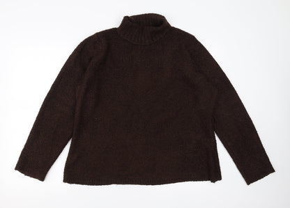 Preloved EWM Womens Brown   Pullover Jumper Size M - Front