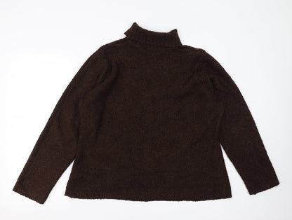 Preloved EWM Womens Brown   Pullover Jumper Size M - Back