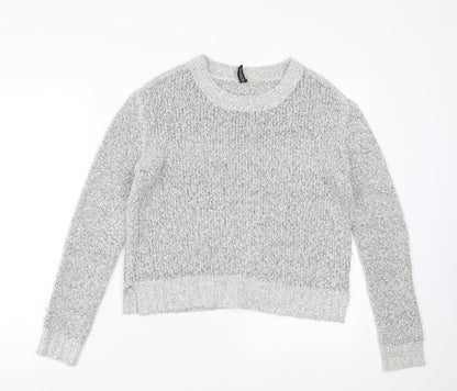 Divided Womens Grey   Pullover Jumper Size S
