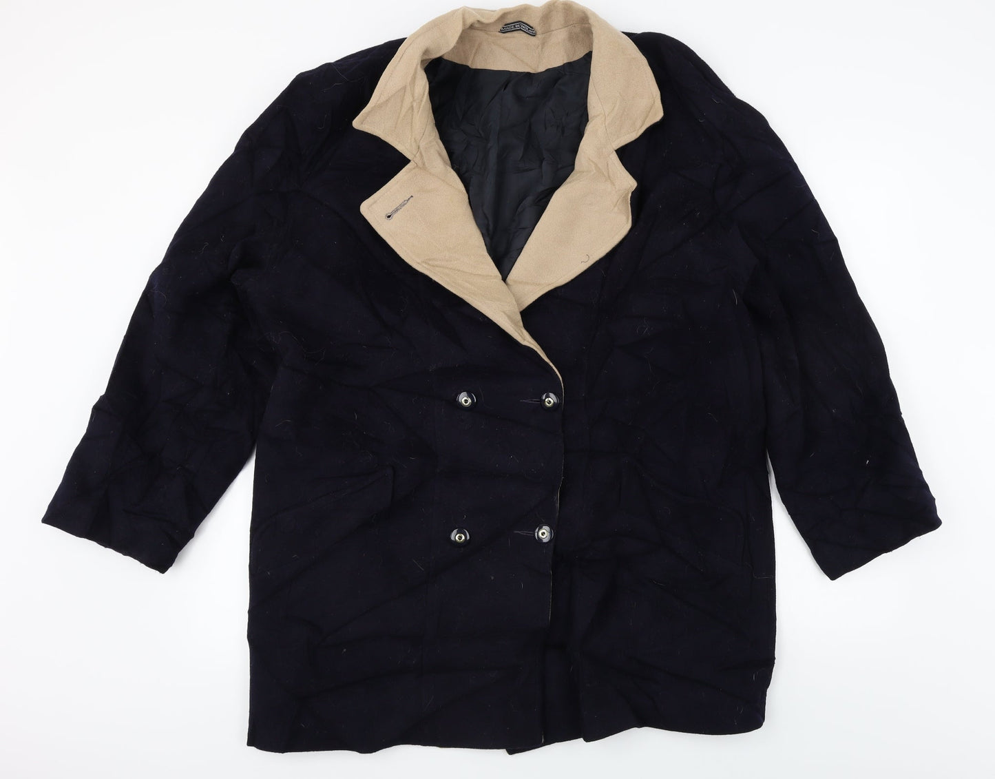 Preworn  Womens Blue   Jacket Coat Size 16