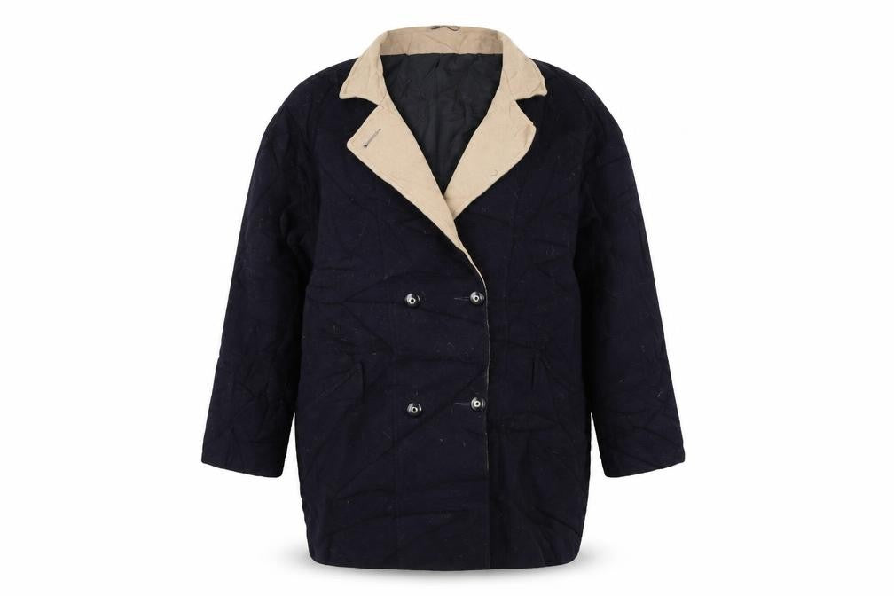 Preworn  Womens Blue   Jacket Coat Size 16