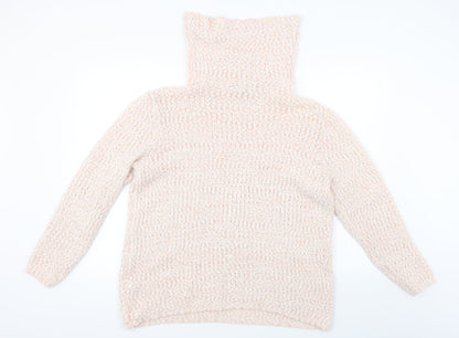 Preloved love knitwear  Womens Pink   Pullover Jumper Size 18 - Back