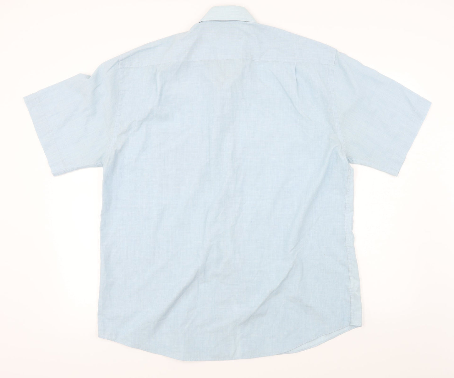 Marks and Spencer  Mens Blue    Button-Up Size 16