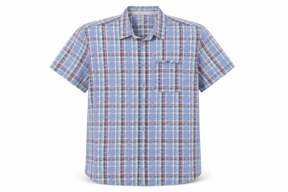 Burton  Womens Blue Check  Basic Button-Up Size XL