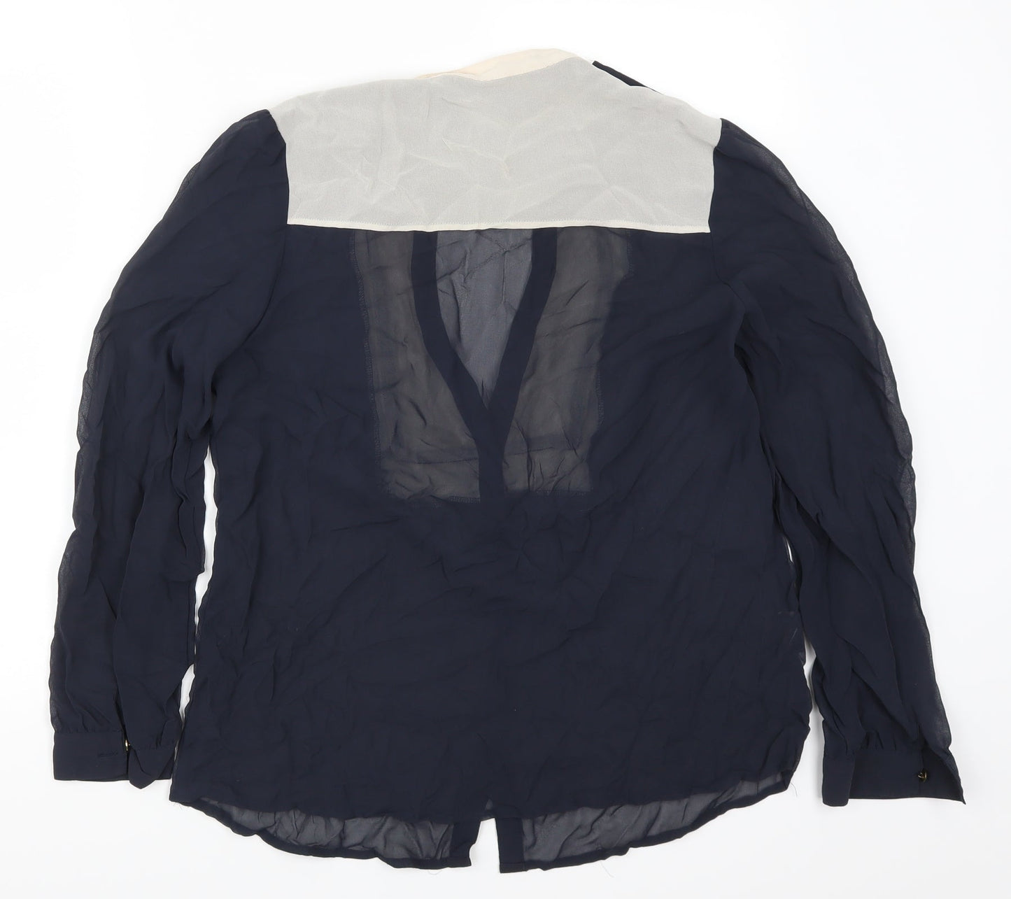 NEXT Womens Blue   Basic Button-Up Size 14