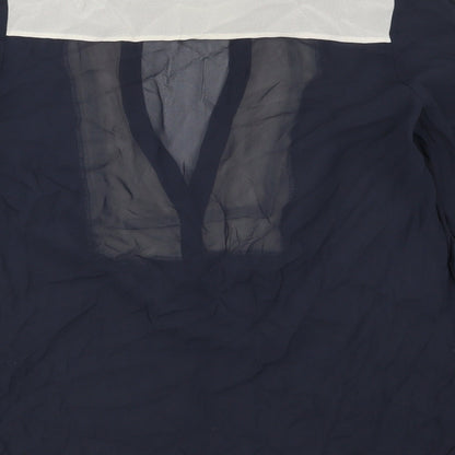 Next Womens Blue   Basic Button-Up Size 14