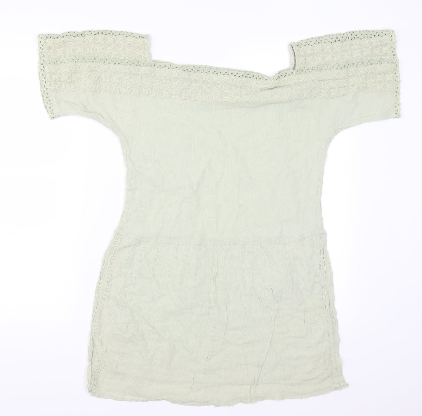 Zara Womens Green   T-Shirt Dress  Size XS