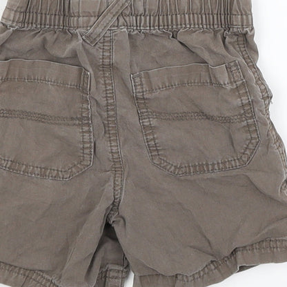 Brand and care label for Next Baby Brown Cargo Trousers, size 12-18, Months