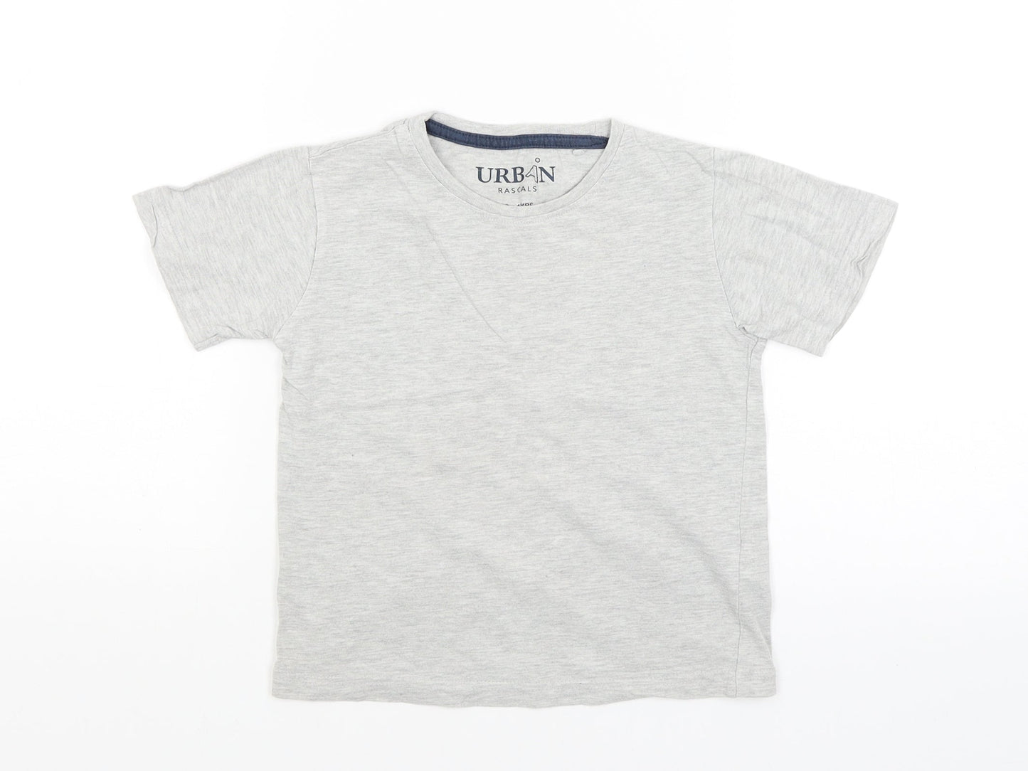 Urban Rascals Boys Grey   Basic T-Shirt Size 3-4 Years
