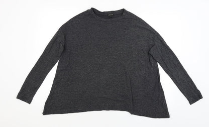 River Island Womens Grey   Basic T-Shirt Size 8