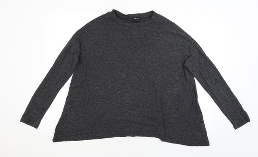River Island Womens Grey   Basic T-Shirt Size 8