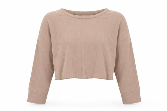 Front view of Miss Selfridge women’s pink jumper, size UK 8