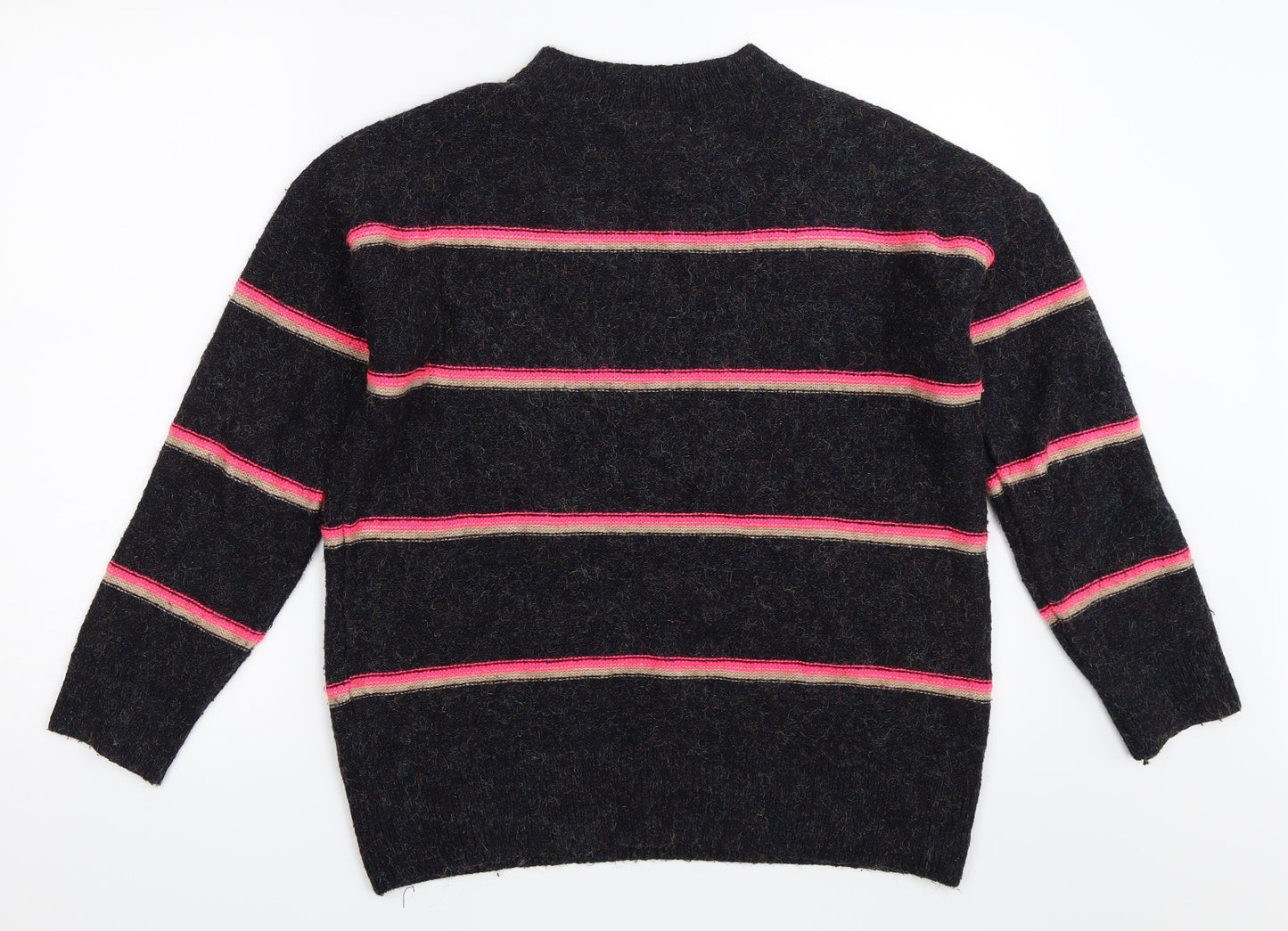 Papaya Womens Black   Pullover Jumper Size M