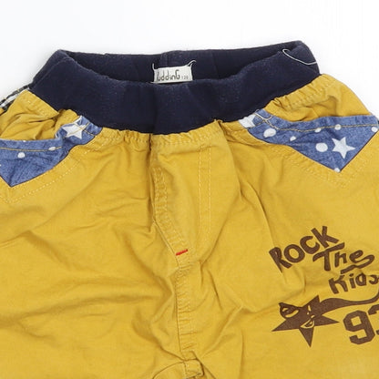 Pudding Boys Yellow   Bermuda Shorts Size 6 Years