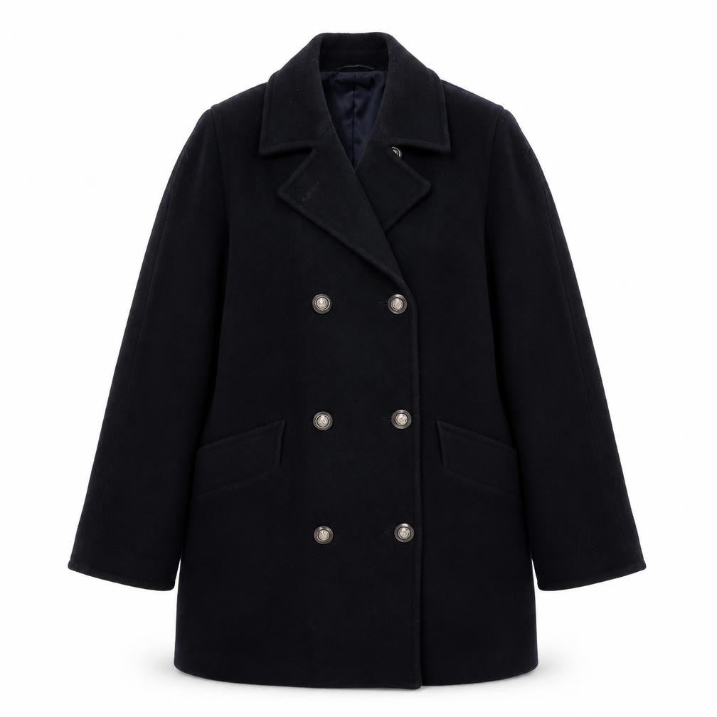 Astraka Womens Blue   Overcoat Coat Size 10