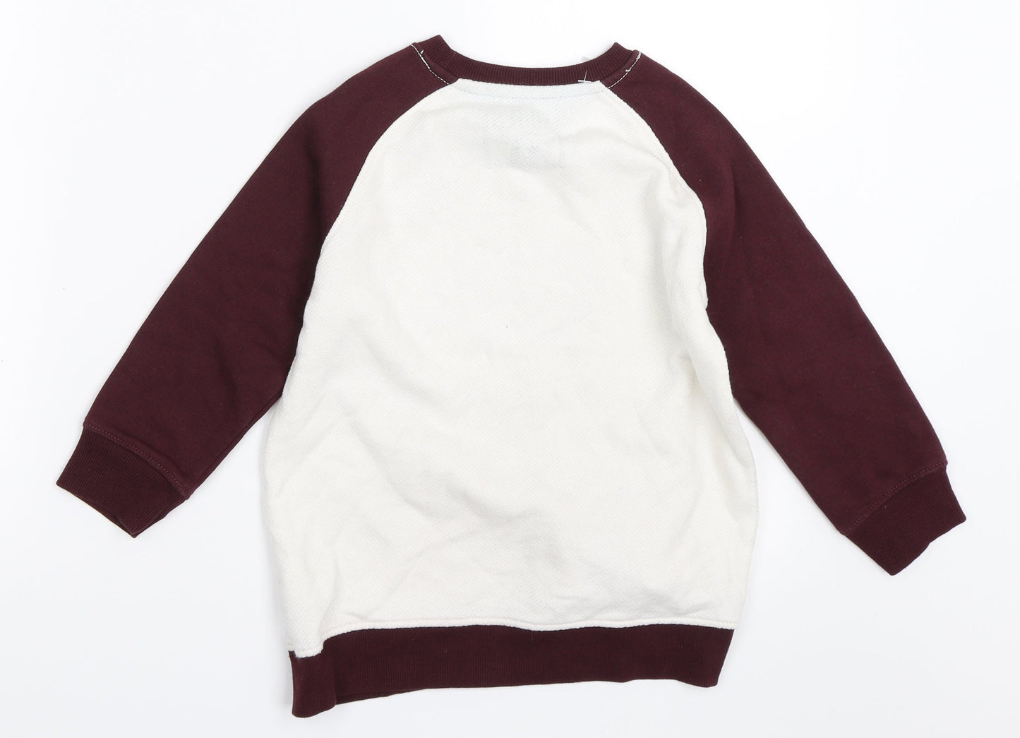 Matalan Boys Red   Pullover Sweatshirt Size 6 Years