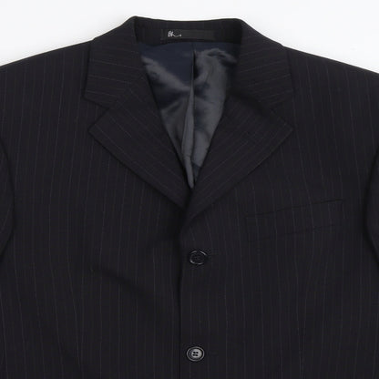BHS Mens Black   Jacket Blazer Size 38