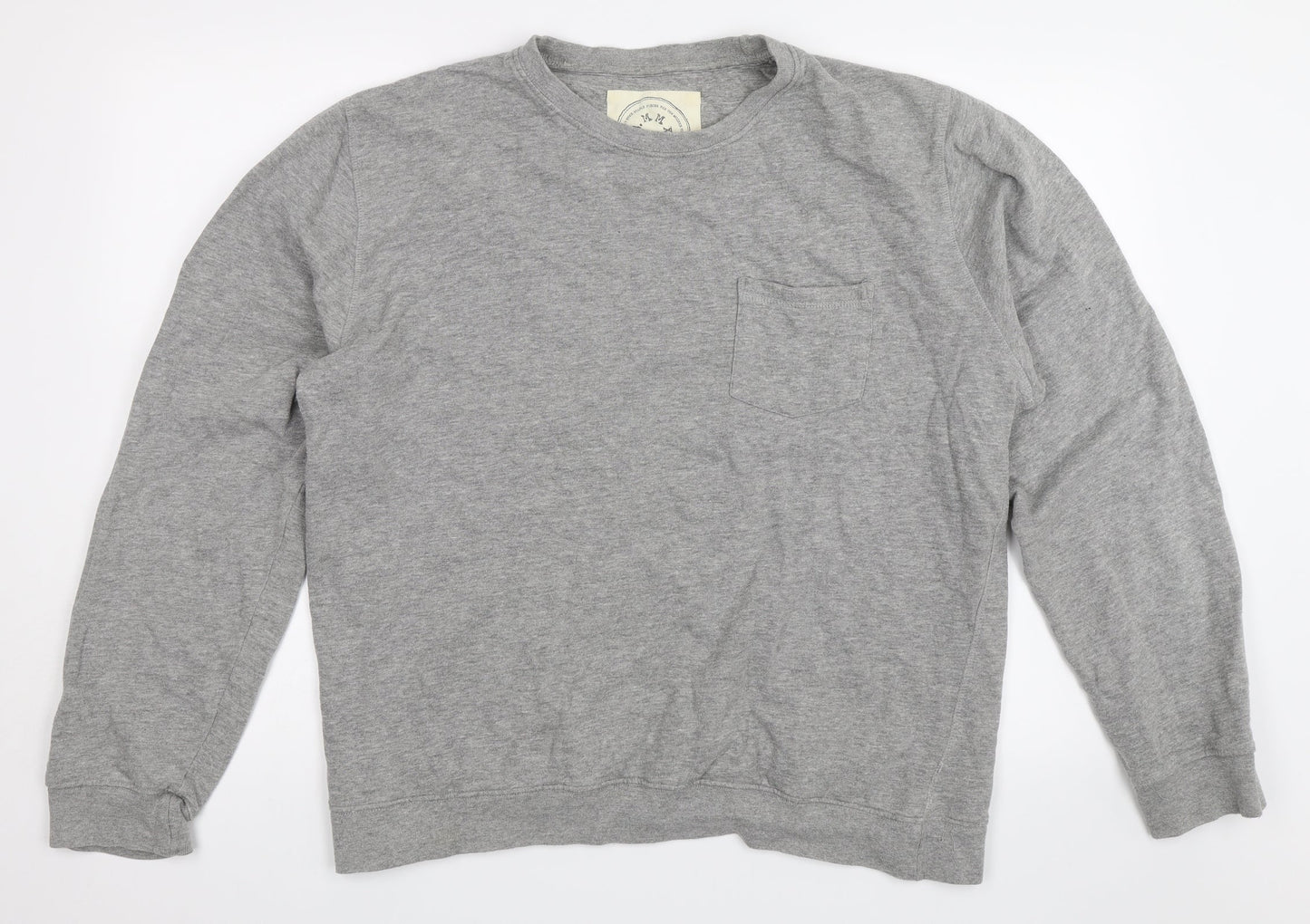 Preworn Mens Grey   Pullover Sweatshirt Size XL