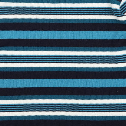 Isle Womens Blue Striped  Pullover Jumper Size 10