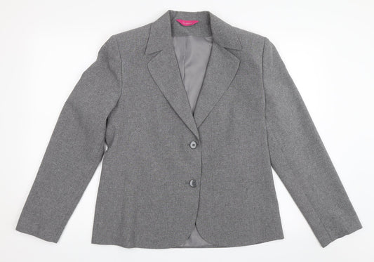 For Women Womens Grey   Jacket Blazer Size 14