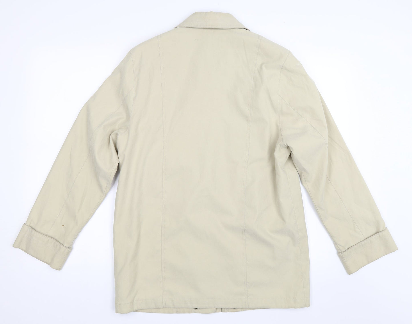 EWM Womens Beige   Jacket Coat Size 10