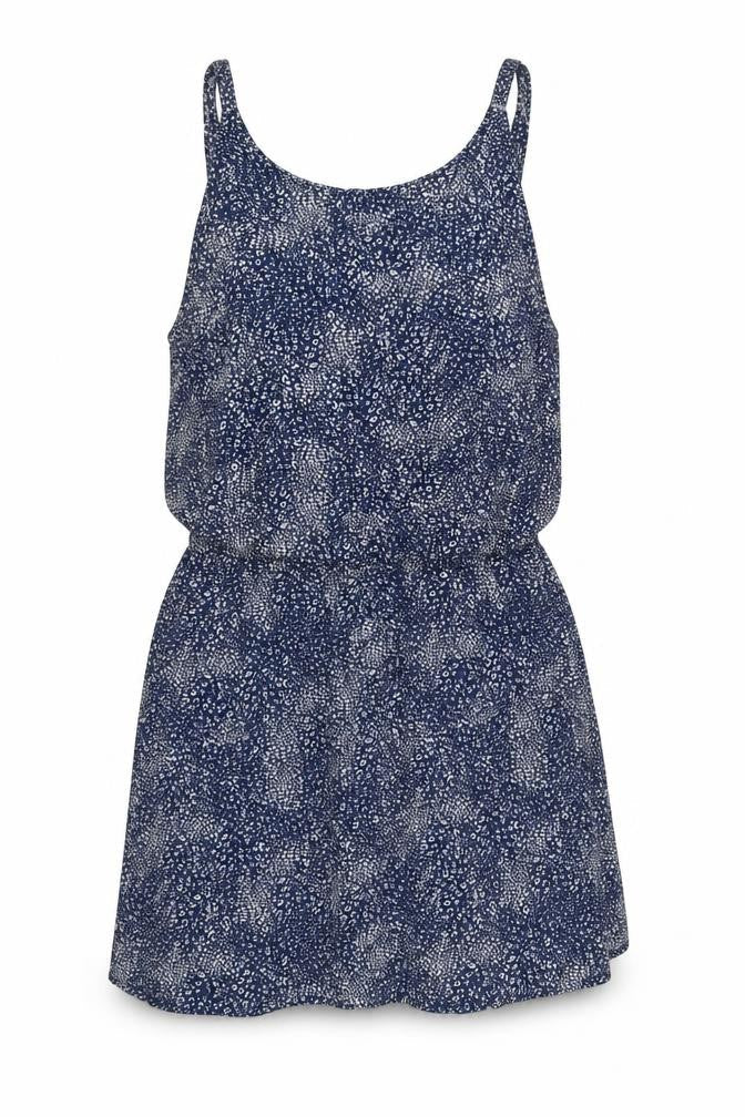 Oysho Womens Blue Floral  A-Line  Size L