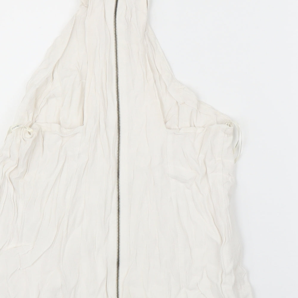 FOREVER 21 Womens White   Basic Blouse Size S