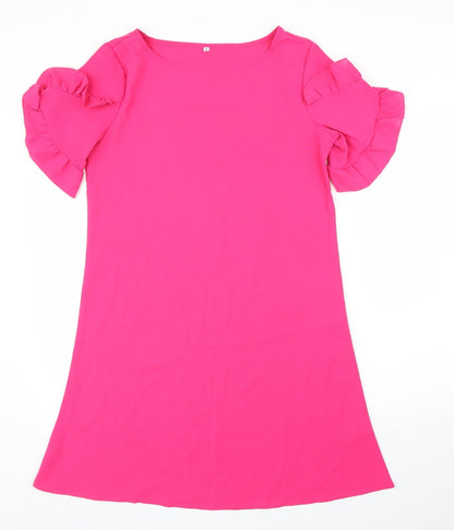 Preloved SheIn Womens Pink   Shift  Size S - Front
