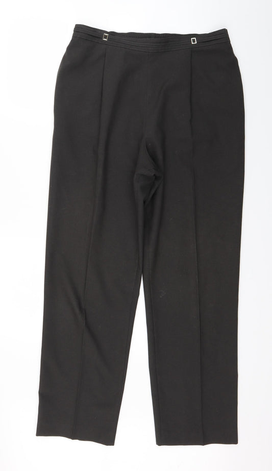 Marks and Spencer Womens Grey   Dress Pants Trousers Size 14 L27 in