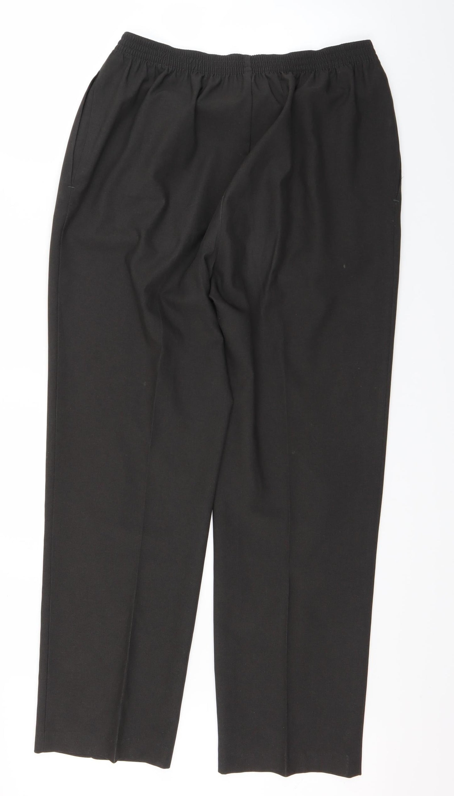 Marks and Spencer Womens Grey   Dress Pants Trousers Size 14 L27 in