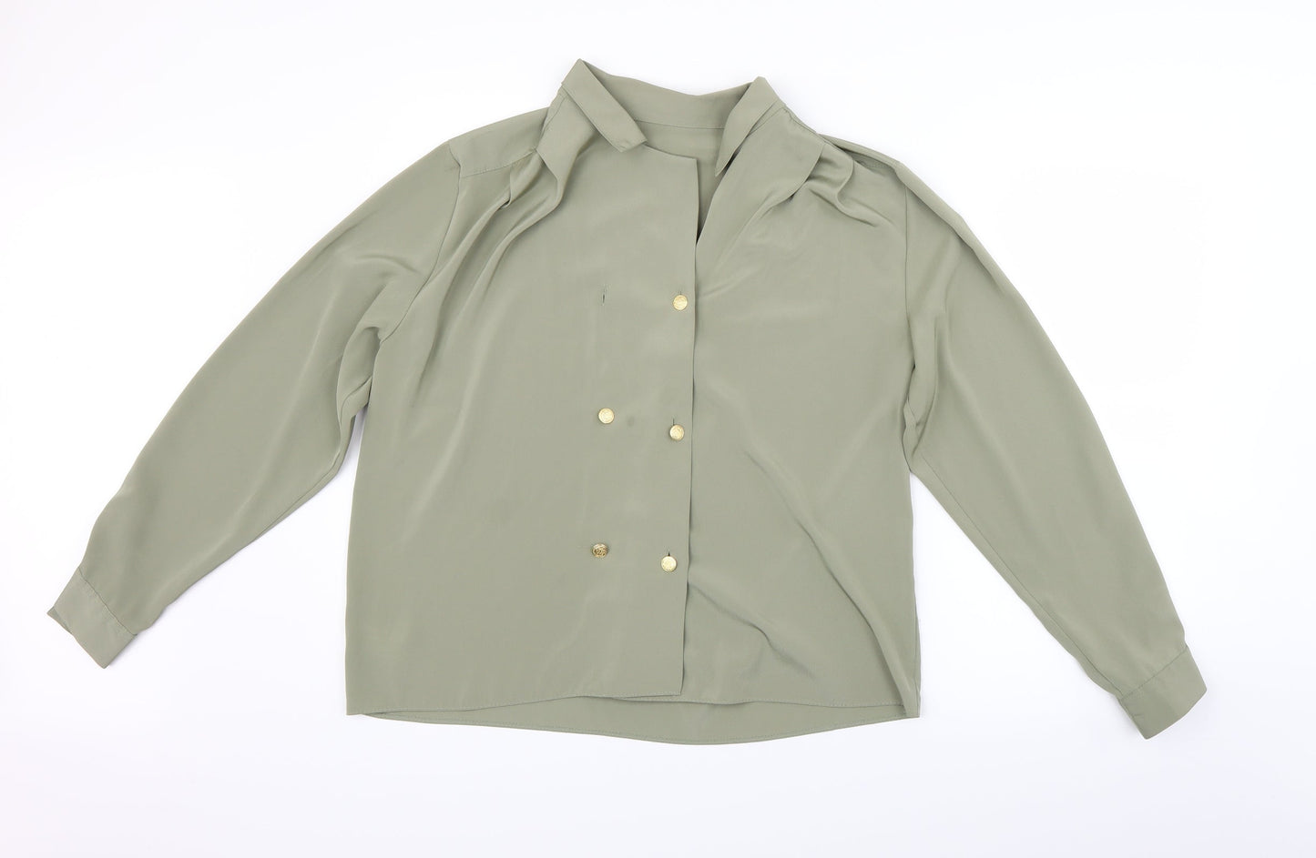 St Micahel Womens Green   Basic Blouse Size 14