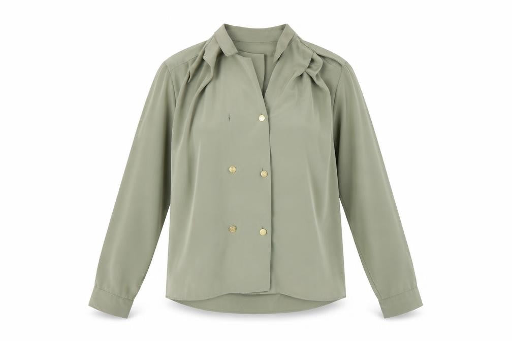St Micahel Womens Green   Basic Blouse Size 14