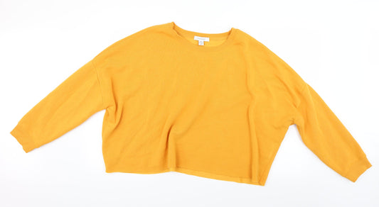 Primark Womens Yellow   Pullover Jumper Size XL