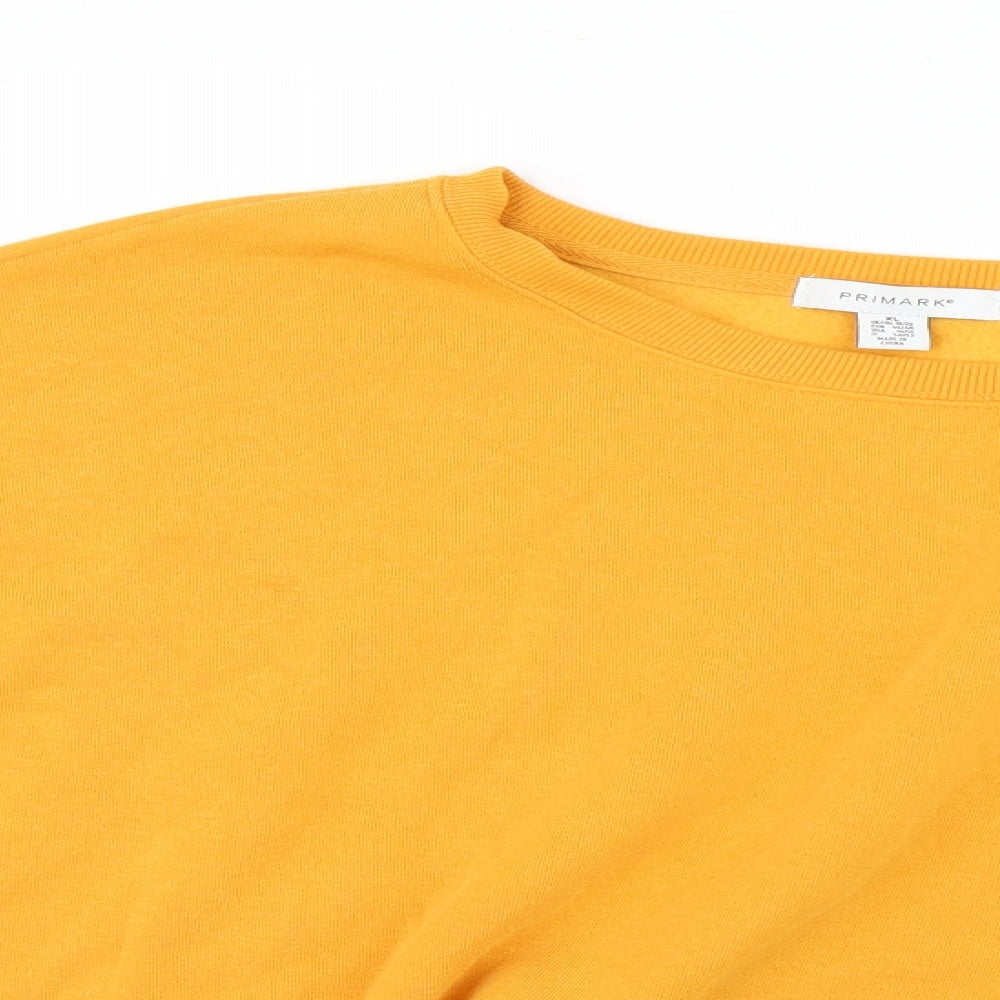 Primark Womens Yellow   Pullover Jumper Size XL