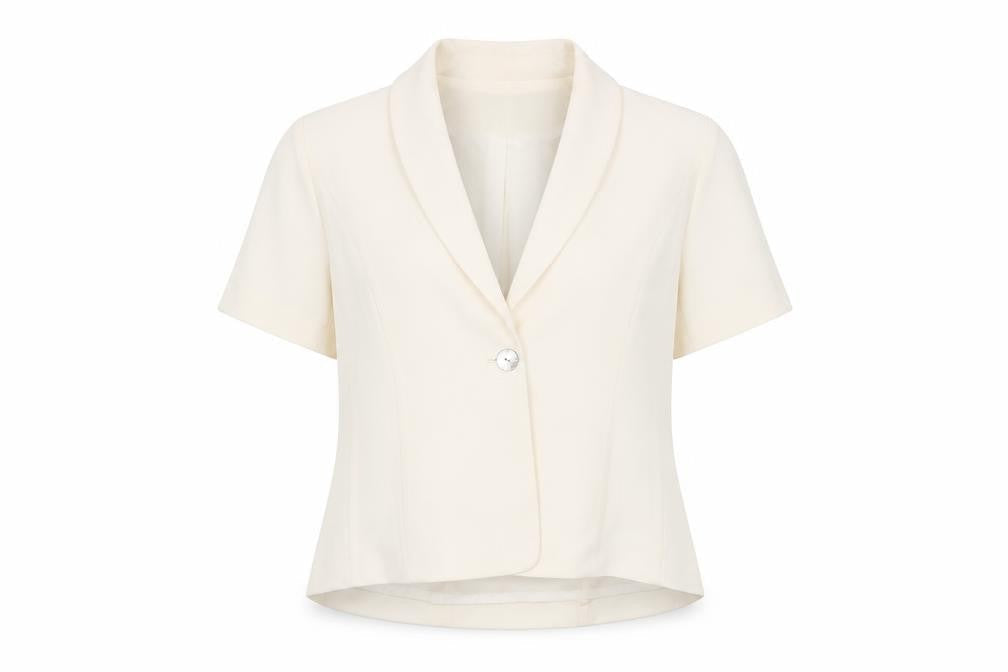 Bonmarché Womens Ivory Jacket Blazer Size 20
