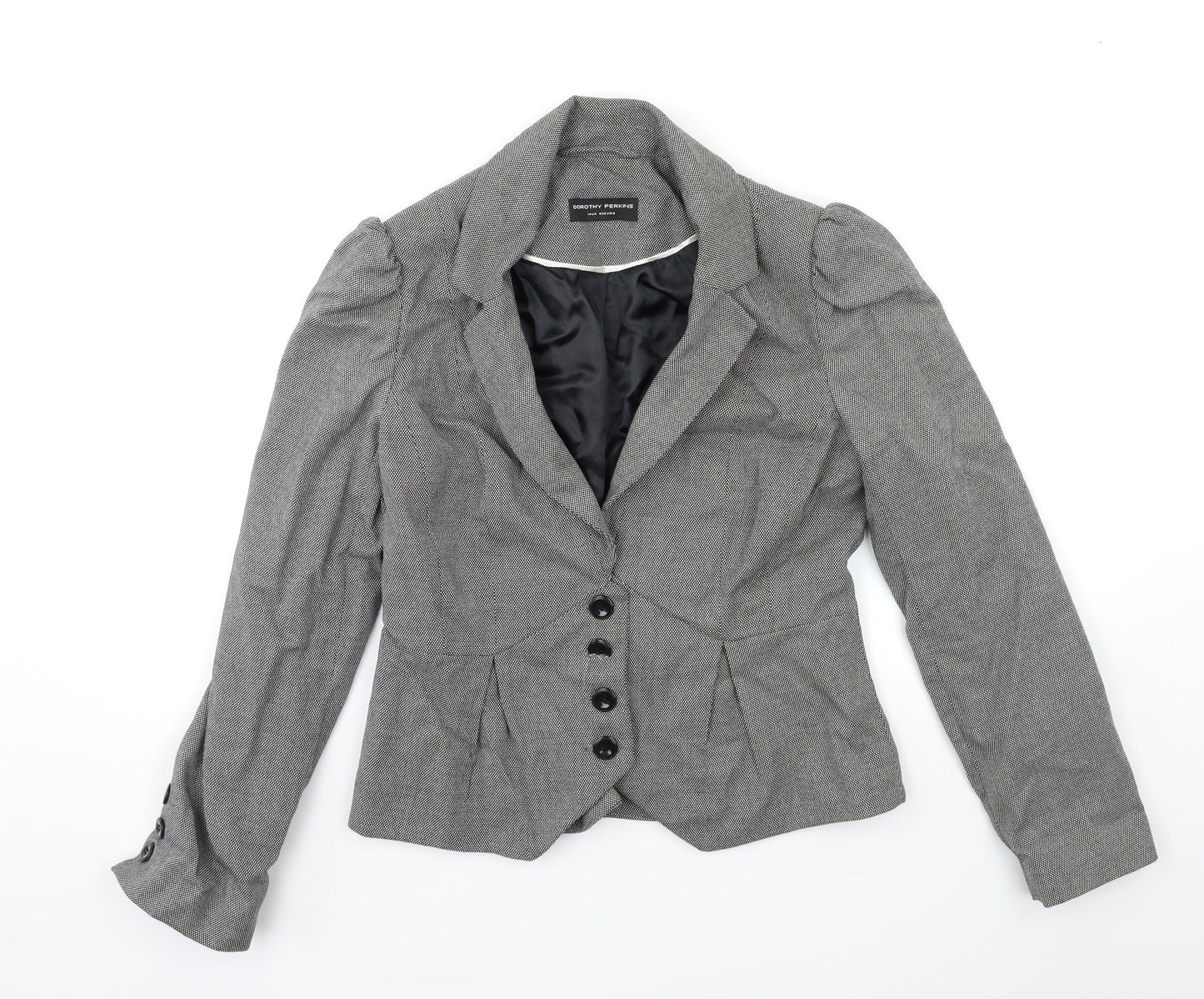 Dorothy Perkins Womens Grey   Overcoat Coat Size 14