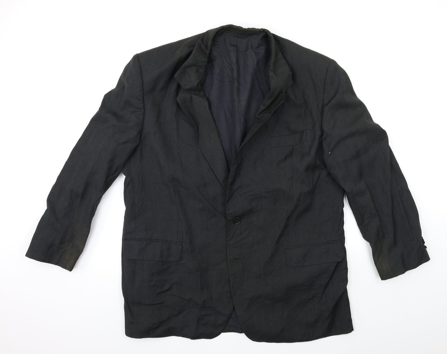 Preworn Mens Black   Jacket Suit Jacket Size 42