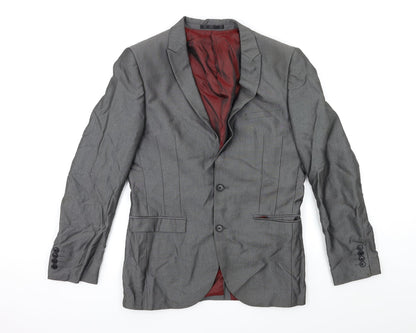 Next Mens Grey   Jacket Suit Jacket Size 38