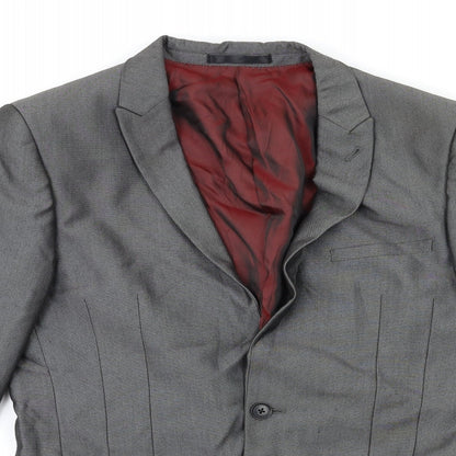Next Mens Grey   Jacket Suit Jacket Size 38