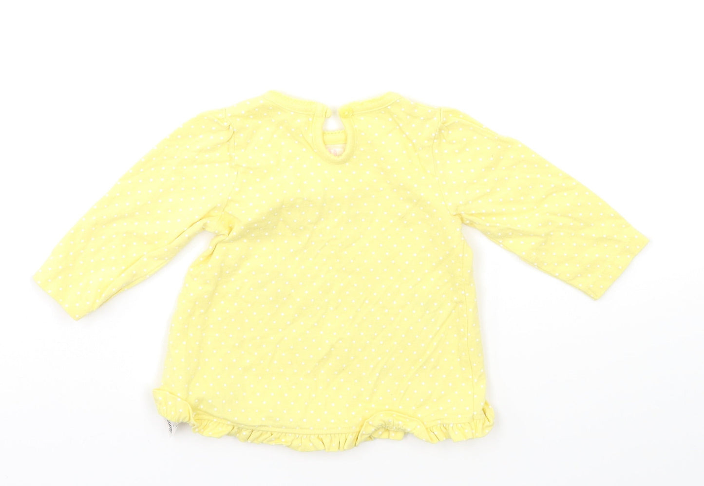 George Baby Yellow   Basic T-Shirt Size 0-3 Months
