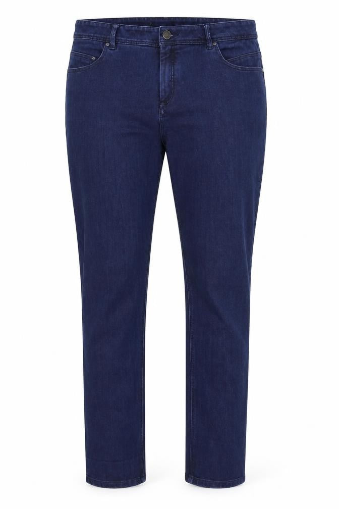 Preworn Womens Blue  Denim Straight Jeans Size 36 in L30 in