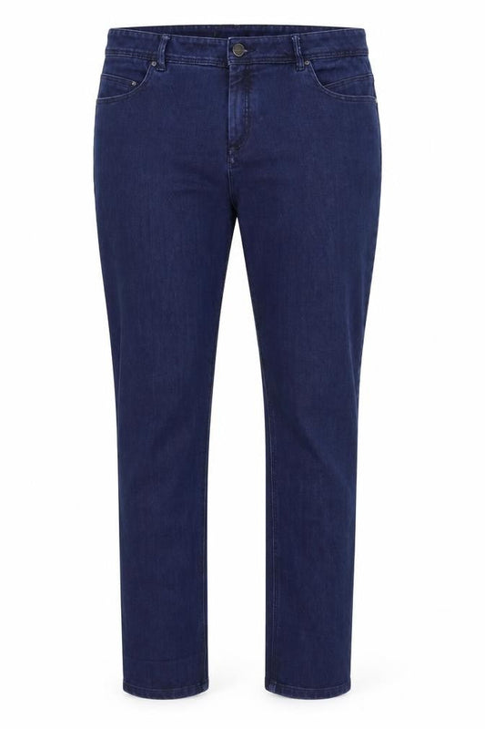 Womens Blue  Denim Straight Jeans Size 36 in L30 in