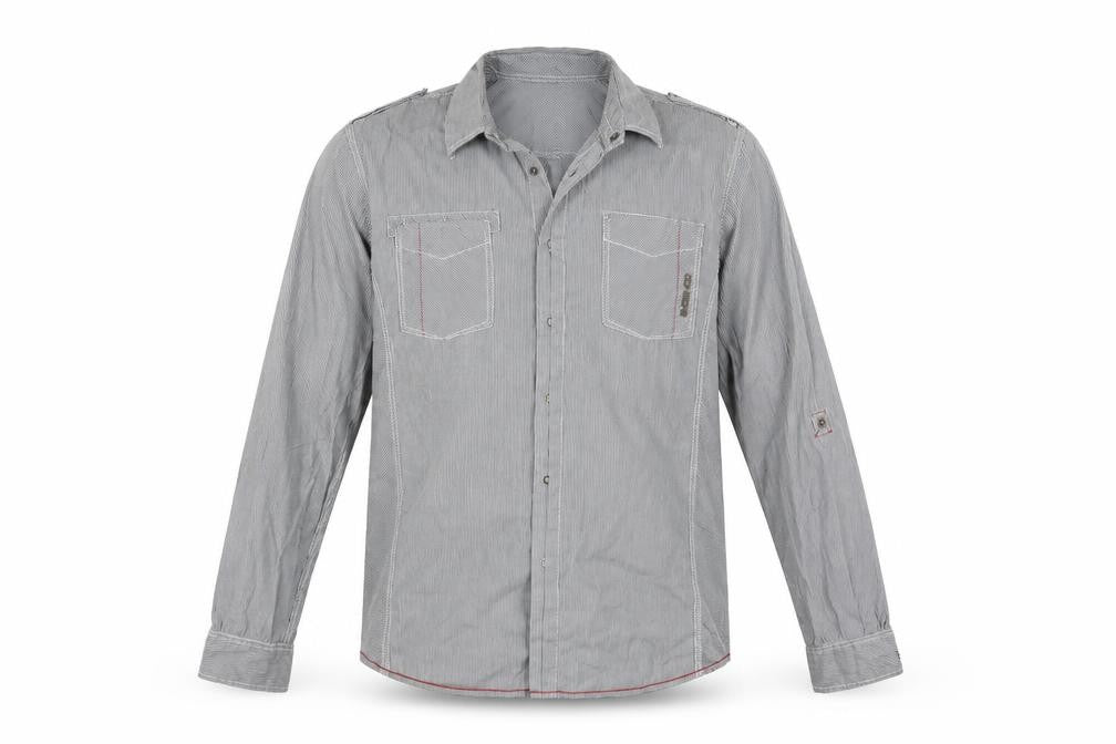 NEXT Mens Grey Polka Dot   Button-Up Size L