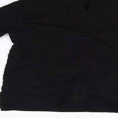Preloved darphin Womens Black   Basic Blouse Size M - Label