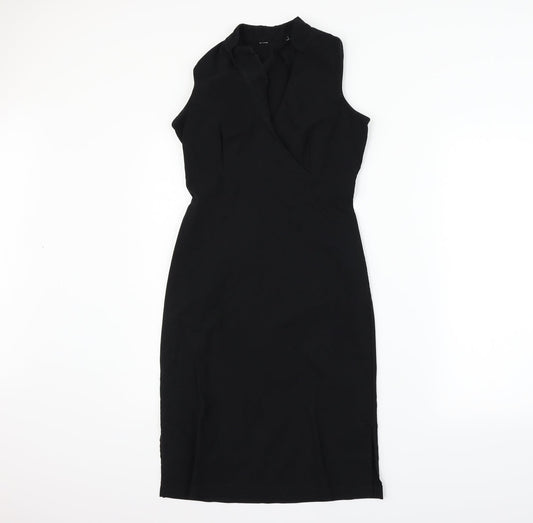 Preworn Womens Black   Fit & Flare  Size 10