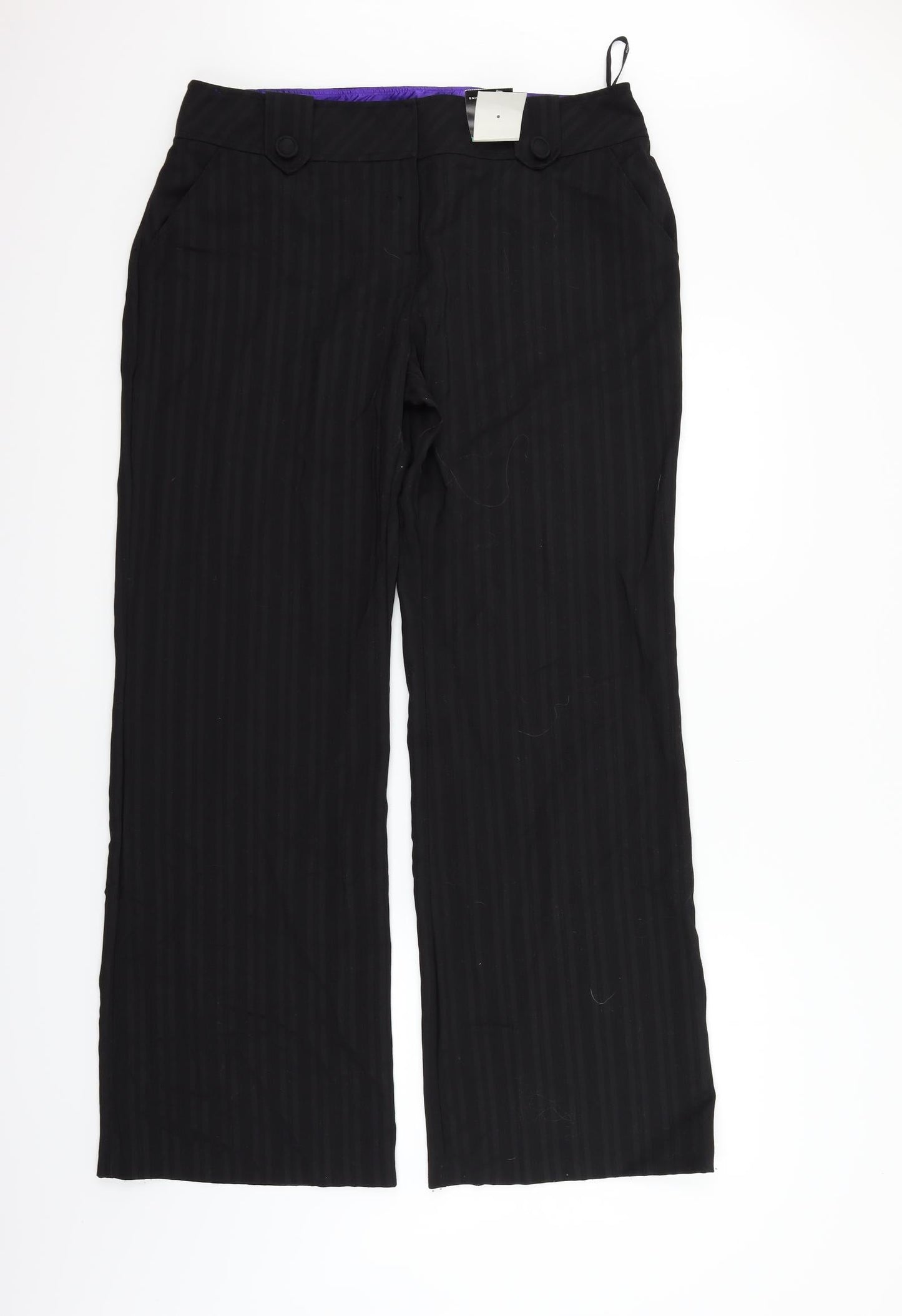 Dorothy Perkins Womens Black   Trousers  Size 16 L28 in