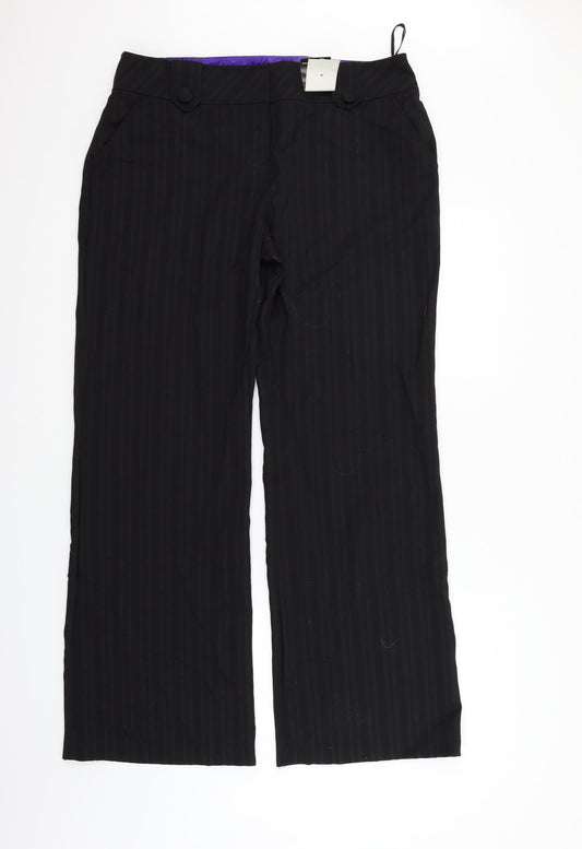 Dorothy Perkins Womens Black   Trousers  Size 16 L28 in